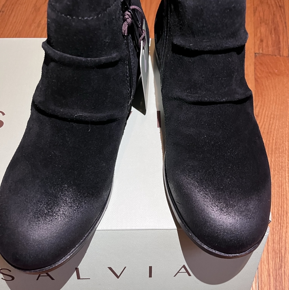 Black Suede Boot